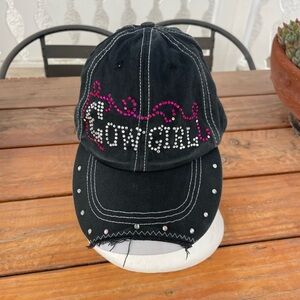NWOT Bling Rock & Roll Denim Cowgirl Trucker Cap #bikers $16